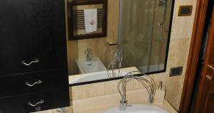 Mobile bagno in legno classico wenghe design esclusivo